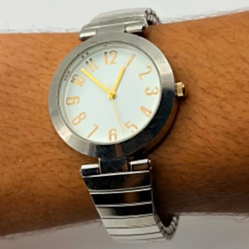 Silver & Gold Retro Watch